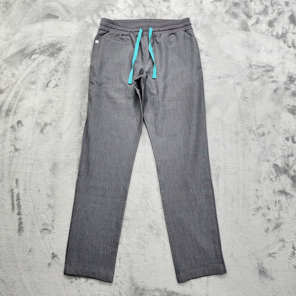Figs Pants Womens XS Gray Cuenca Track Slim Fit Scrub Pant Uniform Medical Work